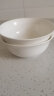 几物森林 陶瓷6英寸面碗家用大汤碗面碗沙拉碗白瓷饭碗可微波 2只装 晒单实拍图