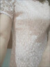 皮尔卡丹（pierre cardin）品牌小个子连衣裙女夏天2024新款旗袍年轻气质喜婆婆婚宴妈m礼服 粉色 XL (适合116-125斤) 晒单实拍图