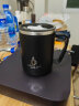 彩致（CAIZHI）304不锈钢马克杯带盖 双层防烫大容量咖啡杯学生水杯 黑色 CZ6650 晒单实拍图