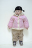 嘟嘟家儿童棉服外套宝宝连帽上衣冬装男童秋冬保暖棉袄女童童装 粉色100 实拍图