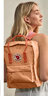 FJALLRAVEN北极狐双肩包kanken男女户外大容量书包电脑包运动旅行背包23510 199太阳石橙 16L【可容纳14寸笔记本电脑】 实拍图
