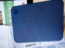镭拓（Rantopad）G1 硬质皮革游戏防水鼠标垫  商务办公电脑鼠标垫 桌面垫 藏蓝色 实拍图