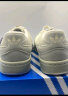 adidas「面包鞋」COURTIC麂皮运动板鞋男女阿迪达斯官方三叶草 浅绿/奶油白 41(255mm) 晒单实拍图