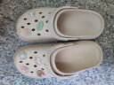安尚芬户外洞洞鞋女士夏季新款厚底孕妇防滑EVA耐磨踩屎感包头凉拖鞋男 咖色 【透明小可爱】 40-41 （内长255MM） 实拍图