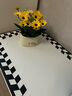 九千谷假花仿真黄色向日葵盆栽办公室假绿植客厅装饰品Life陶瓷花盆3490 实拍图
