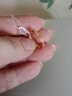 周六福（ZLF）新年礼物 黄金戒指女款国潮足金韶华指环5G黄金无极金食指戒 计价 8号 - 1.72g 实拍图