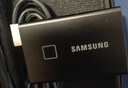 三星（SAMSUNG） 2TB Type-c USB 3.2 移动固态硬盘（PSSD） T7 Touch 黑色 NVMe传输速度1050MB/s 指纹识别 实拍图