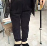 啄木鸟休闲裤男 冬季中老年加绒男裤羊羔绒高腰深档爸爸加厚棉裤松紧腰 深麻灰（羊羔绒） 3XL （腰围=2.7~2.8尺） 实拍图