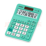 卡西欧（CASIO）MX-12B小学生计算器四年级五年级六年级学生无语音小型款可爱计算机器太阳能双电源薄荷绿色 实拍图