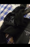 摘星少年衣服男秋冬季三件套毛呢外套休闲套装潮流夹克冬天一套裤子 黑色外套+白毛衣+西裤【三件套】 XL 115-140斤 优先发货 实拍图