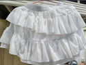 沐霓蓬蓬蛋糕半身百褶短裙子春夏薄款a字白色小个子显瘦女装百搭伞裙 不规则蛋糕裙【白色85-110斤】 实拍图