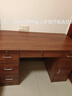 第一森林（First Forest）书桌电脑桌家用小户型桌子长条桌简约办公写字桌学生学习桌 【五抽一柜款】原野橡木色120CM 实拍图
