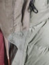 骆驼（CAMEL）冲锋衣男[baby同款]羽绒内胆三合一加绒保暖防风登山服外套女 U1W170374，极地白 ，男拍大1码 L 实拍图
