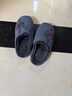 回力棉拖鞋男秋冬季灯芯绒居家鞋女中国风防滑家用情侣款加绒保暖拖鞋 灰色 42-43 【标准码】 实拍图