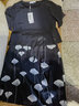 莎妮朵罗大码女装连衣裙胖妹妹夏装宽松遮肚子胖人显瘦款胖mm裙子16210 黑色【15990】-预售5天 3XL建议140-160斤穿着 实拍图