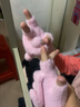 Hello Kitty库洛米儿童手套冬保暖针织毛线半指卡通可爱女宝宝幼儿翻盖手指套 美乐蒂粉色 C3121 均码/适合5-10岁 实拍图