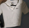 耐克(NIKE)女短袖T恤 POLO衫 运动休闲 简约时尚 DV7885-133白L 实拍图