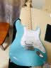 FENDER芬达Squier电吉他SONIC音速初学者入门芬德摇滚吉它乐器ST TELE 【FSR限量】单单双 蓝绿色ST 实拍图