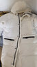 迪卡侬（DECATHLON） 羽绒服男中长款大衣外套MSCW 纯净白（新老款款式随机发货） S 实拍图