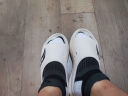Saucony索康尼摇篮拖鞋男运动拖鞋夏季舒适轻便外穿沙滩拖鞋凉拖男Cradle 白黑3 40.5 实拍图
