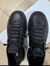 百丽（Belle）厚底小白鞋男春季新款牛皮休闲鞋舒适板鞋A1230CM3预售 黑色 40 (250mm) 实拍图