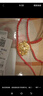 中国黄金（CHINA GOLD）平安锁黄金项链男女足金吊坠长命锁挂坠情人节送生日礼物婴儿宝宝 【京速达】平安锁吊坠+4金珠【红绳】约1.9g 实拍图