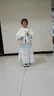 安妮优儿汉服女童秋冬季马面裙2025新款超仙古装儿童女孩唐装古风裙子冬款 蓝色 130 实拍图