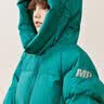 MiniPeace【御寒系列】太平鸟童装儿童羽绒服冬装防风加厚外套男童女童 墨绿色 110 cm 实拍图