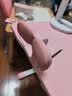 igrow爱果乐 小学生坐姿器写字姿势儿童纠正器学习书桌视力保护器写作业防低头支矫正器 海鲸(软硅胶) 桌面款 粉 实拍图