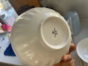 银凤国瓷“卢浮”法式纯白浮雕骨瓷餐具碗碟家用散件自选diy 卢浮-8英寸汤碗 实拍图
