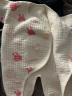 童泰秋冬季婴儿衣服新生儿0-6个月保暖宝宝连体衣哈衣 红色 66cm 实拍图