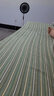 黄河口老粗布床单【A类纯棉】加厚四季通用床单 粗布床单纯棉床上用品极度舒适 田园绿彩条 150x220cm适合1.0和1.2米床 实拍图