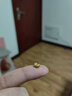 中国黄金（CHINA GOLD）黄金金豆AU9999豆子1g金豆豆储蓄节日礼物 元宝1g【礼盒礼袋+玻璃瓶+证书】 实拍图