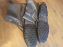 回力雨鞋套硅胶不易滑加厚男女儿童下雨天防水雨水靴HL2685灰色L码 实拍图