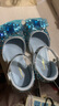 斯纳菲女童凉鞋夏季儿童爱莎水晶公主鞋小女孩舒适百搭半凉鞋爱莎蓝29 实拍图