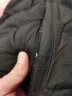 南极人棉马甲男秋冬季男士大码保暖背心加厚羽绒棉外穿马夹休闲中青年 黑色 XL 建议105-120斤 实拍图