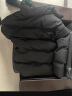 GENIOLAMODE棉服男冬季新款潮牌美式短款男士外套宽松休闲学生面包服 218黑色 2XL 实拍图