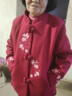 俞兆林奶奶秋装外套女中老年人毛呢妈妈装春秋上衣服老人太太婚宴装唐装 紫红色单件上衣 2XL [建议115-130斤] 晒单实拍图