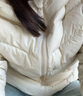 巴拉巴拉童装儿童羽绒服秋冬装男童女童宝宝短款轻薄外套上衣亲子装纯色 奶白10530 170 实拍图