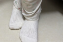爱宝适宝宝地板袜夏款婴儿袜子室内学步袜防滑袜3双装M码 粉白灰 S768 实拍图