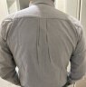 红豆（Hodo）长袖衬衫男全棉牛津纺时尚舒适扣领尖领长袖衬衣 S3灰条 42  晒单实拍图