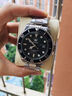 【经典绿水鬼】黑水鬼全新欧利时腕表瑞士认证机械腕表潜航者防水夜光经典时尚百搭酷型格 欧利时6650本黑黑水鬼机械表 实拍图