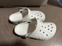 卡骆驰（CROCS）洞洞鞋贝雅女鞋夏季新款凉鞋拖鞋情侣凉拖鞋沙滩鞋男士 10126-100/白色（建议拍小一码） 36-37 (220mm) M4W6 实拍图