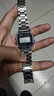 卡西欧（CASIO）手表 经典方块小金表时尚ins复古男表女表情侣表夜光电子表 A158WA-1D 36mm表盘男款 实拍图