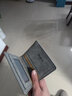 迪嘉乐 复古男士短款钱包薄款磨砂软皮韩版青年休闲多卡位皮夹学生钱夹 灰色竖款 实拍图