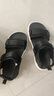 鸿星尔克运动凉鞋女2025夏新款舒适沙滩鞋运动户外休闲凉拖鞋逐浪 【猜你喜欢】正黑/微晶白 35 实拍图