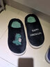 安尚芬秋冬棉拖鞋男士居家舒适加厚保暖卡通软底防滑情侣室内外棉拖鞋女 黑色 40-41 实拍图