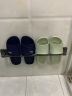 馨沛浴室拖鞋架太空铝免打孔毛巾架卫生间置物架门后厕所壁挂收纳挂架 晒单实拍图