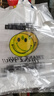 ubag塑料袋加厚一次性透明食品袋打包超市购物笑脸袋方便手提袋子批发 中厚30*50 500个【实惠装】 实拍图