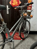 丸石自行车日本无链条轴传动轻快内变速铝合金城市通勤轻便男女款单车 26寸银色 晒单实拍图